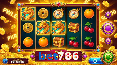 Main screen of Bet786 pg page for PK players